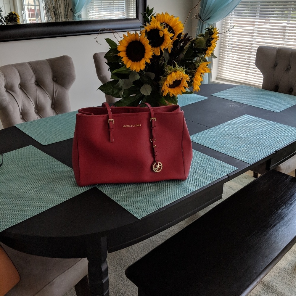Michael Kors red tote!